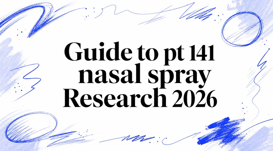 Guide to pt 141 nasal spray Research 2026 Guide to pt 141 nasal spray Research 2026
