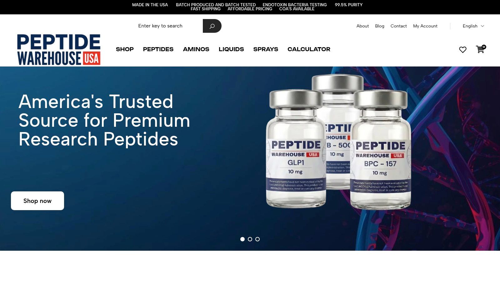 Screenshot from https://www.peptidewarehouseusa.com
