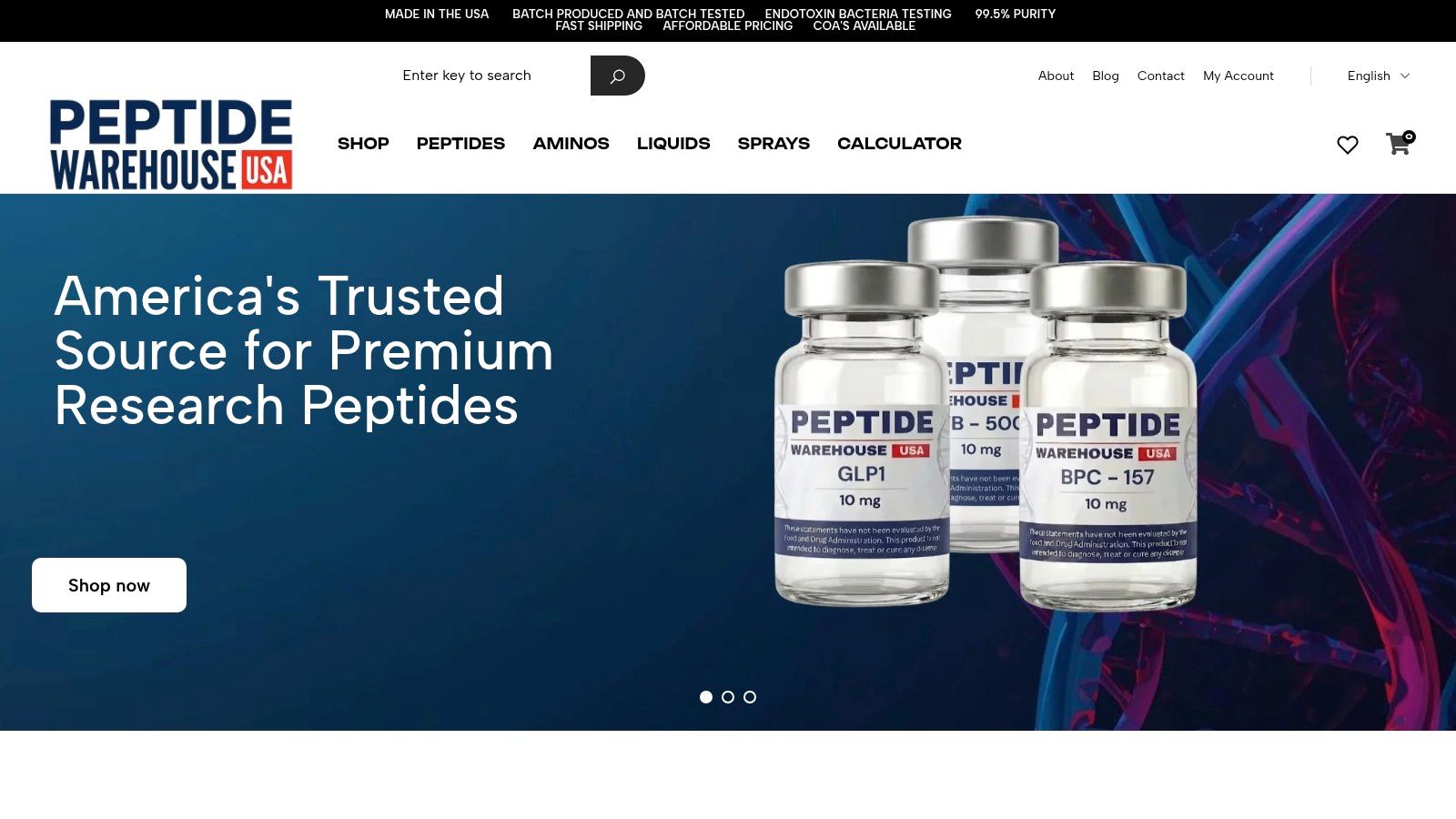 Screenshot from https://www.peptidewarehouseusa.com