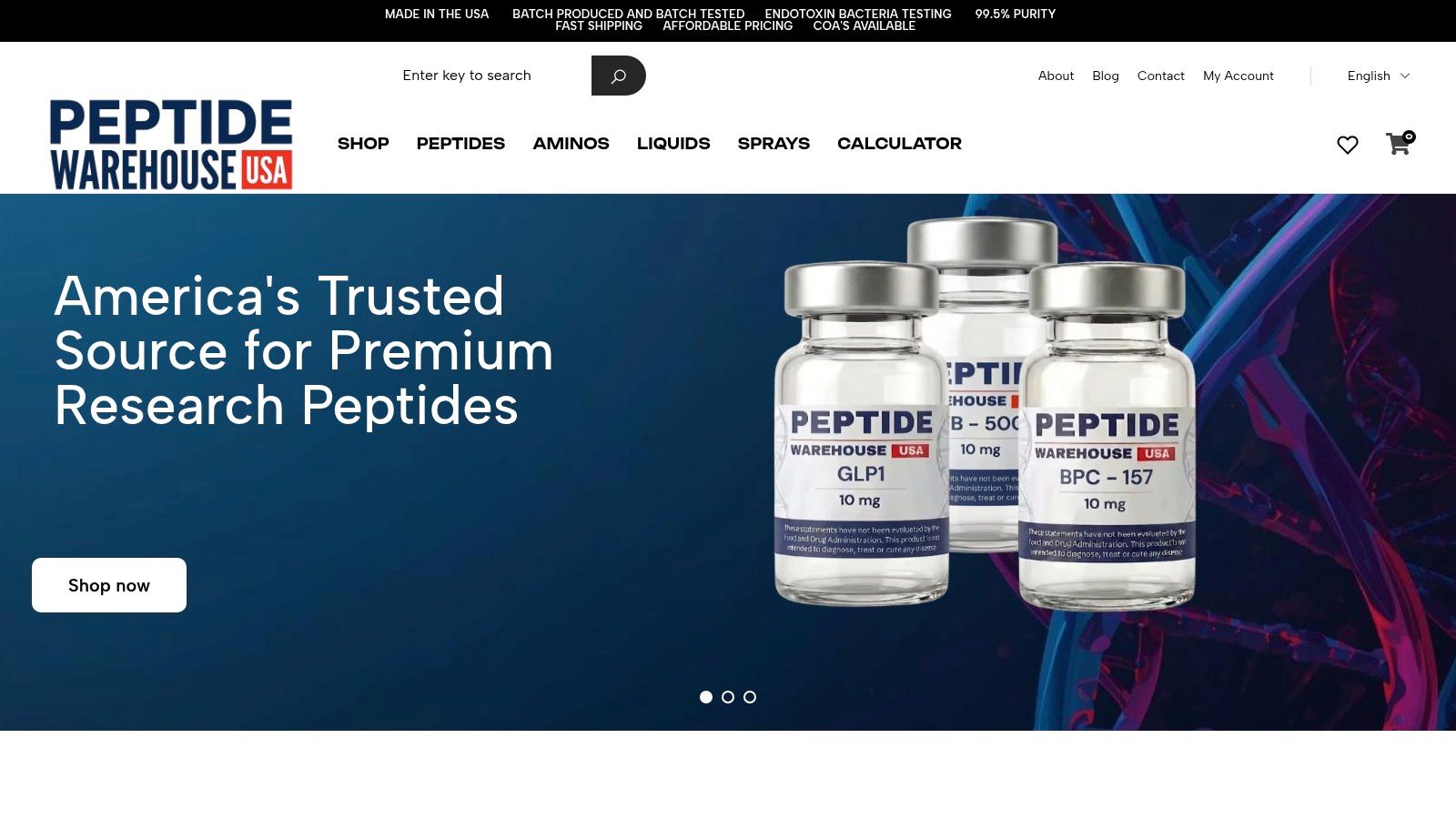 Screenshot from https://www.peptidewarehouseusa.com
